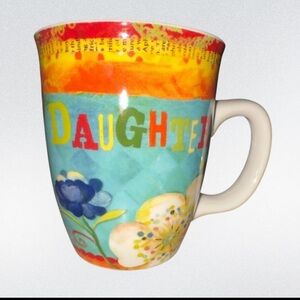 Carson‎ Floral & Butterfly “Daughter” Mug